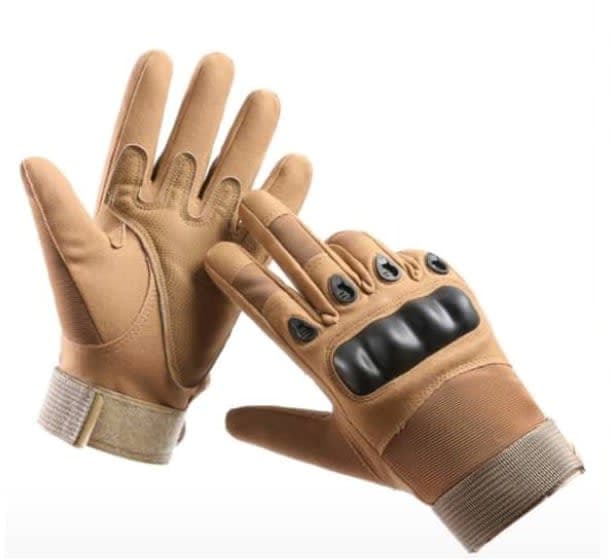 Guantillas de dedos largos para motociclismo0