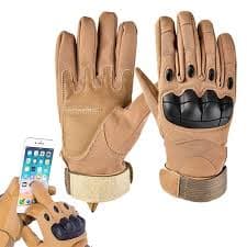 Guantillas de dedos largos para motociclismo1