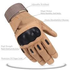 Guantillas de dedos largos para motociclismo2