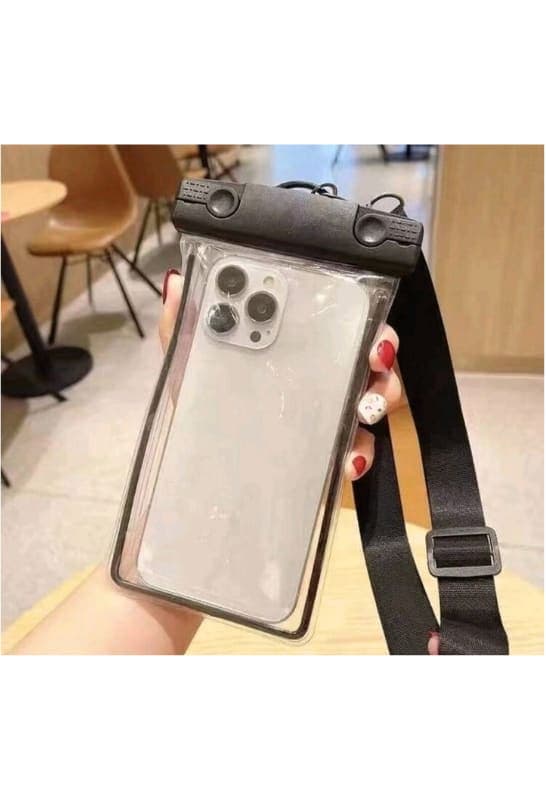 Cover impermeable de teléfono con correa gorda0